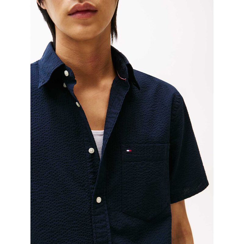 Tommy Hilfiger Regular Fit Seersucker Short Sleeve Shirt image number 2